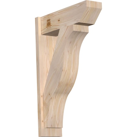 Ekena Millwork Funston Slat Smooth Outlooker, Douglas Fir, 7 1/2"W x 24"D x 36"H OUT08X24X36FST06SDF